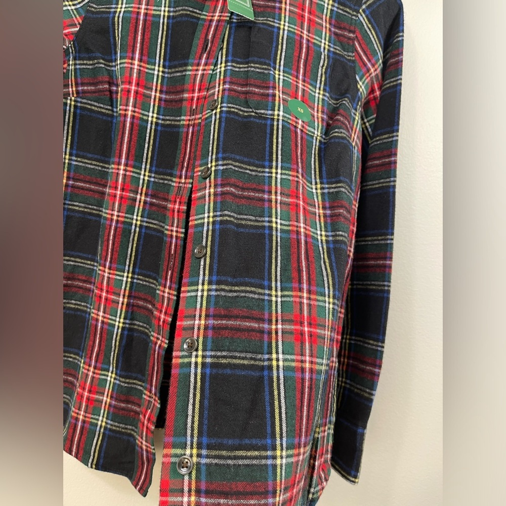 L.L. Bean Men's Scotch Plaid Cotton Shirt Career Work Size XS - Picture 5 of 15